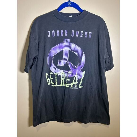 Vintage 90s Jonny Quest T Shirt Mens S Small Hanna Barbera Cartoon Network 1990s - Picture 1 of 9